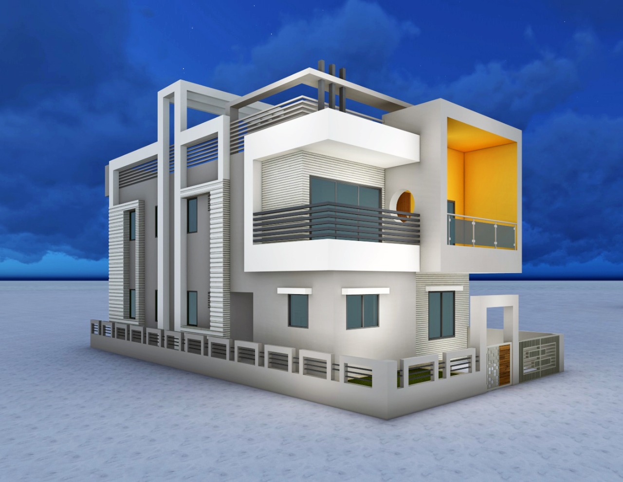 Residential – G+1 + Cabin Floor, Mani Nagar